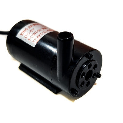 An 5V Noiseless 2.5L/Min Mini Submersible Pump with DC 5mm Female Jack