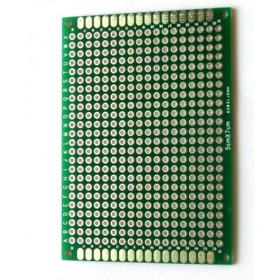 An 5x7 cm Double Sided Universal PCB Prototype Board