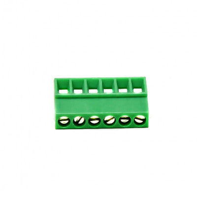 An 6 Pin 2.54mm Pitch Pluggable Screw Terminal Block