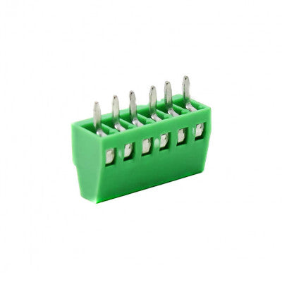 An 6 Pin 2.54mm Pitch Pluggable Screw Terminal Block