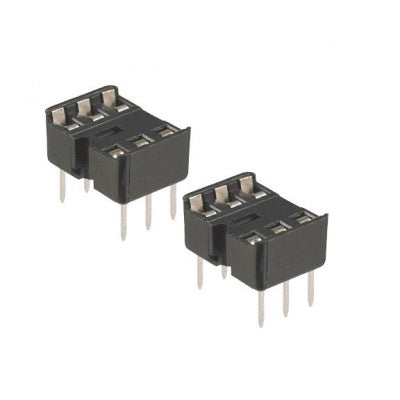 An 6 Pin IC Base (DIP) - 2 Pieces Pack