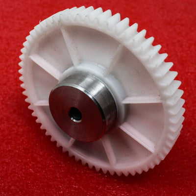 An 60 Teeth Plastic Spur Gear with Metal Insert (1.25M-60T-6-75)