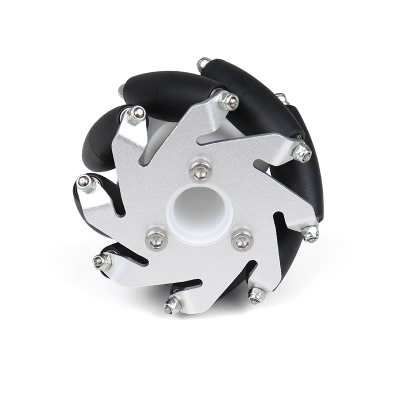 An 60mm Aluminium Mecanum Wheels Set  (Bearing Type Roller) 4 Pieces Pack
