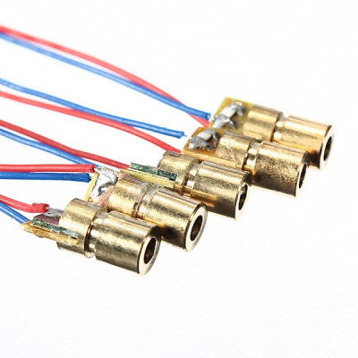 An 650nm 6mm 5V DC 5mW Mini Laser Dot Diode Module