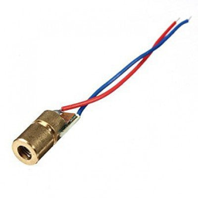 An 650nm 6mm 5V DC 5mW Mini Laser Dot Diode Module