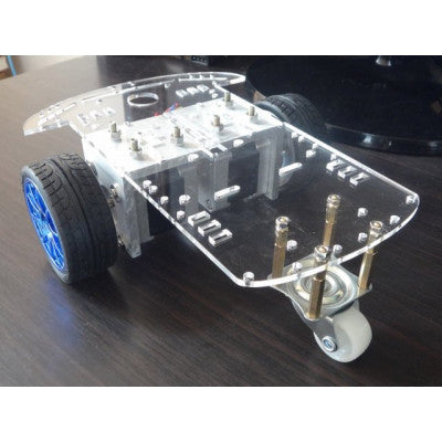 An 65mm Robot Smart Car Wheel for BO Motor - Blue