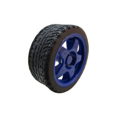 An 65mm Robot Smart Car Wheel for BO Motor - Blue