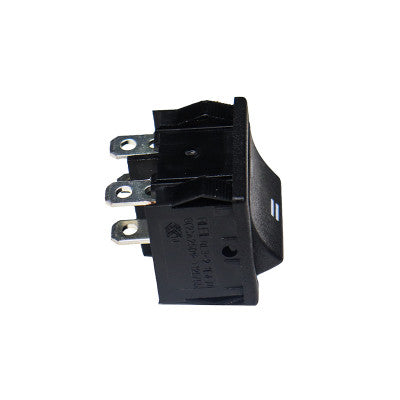An 6A 250V DPST ON-OFF Rocker Switch