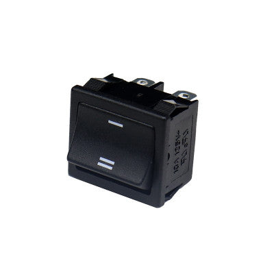 An 6A 250V DPST ON-OFF Rocker Switch