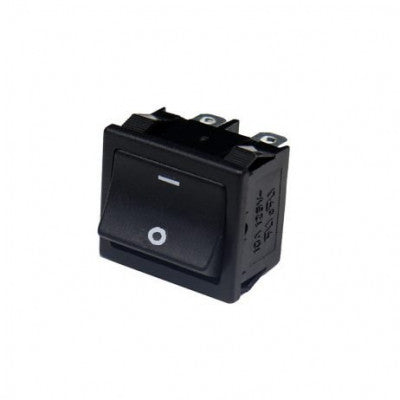 An 6A 250V DPST ON-OFF Rocker Switch