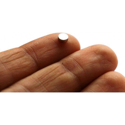 An 6mm x 1.5mm (6x1.5 mm) Neodymium Disc Strong Magnet