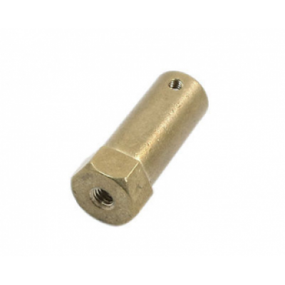 An 6mm Hex coupling for Robot Smart Car Wheel 30mm Length