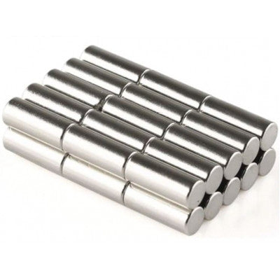 An 6mm x 15mm (6x15 mm) Neodymium Cylindrical Strong Magnet