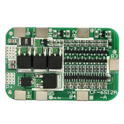 An 6S 25A 18650 Lithium Battery Protection Board