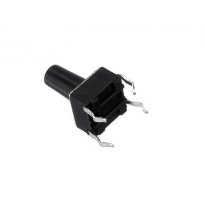 An 6x6x12mm Tactile 4 Pin Push Button Switch - 5 Pieces Pack