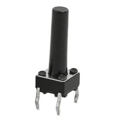 An 6x6x16mm Tactile 4 Pin Push Button Switch - 5 Pieces Pack