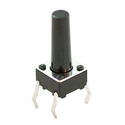 An 6x6x21mm Tactile 4 Pin Push Button Switch - 3 Pieces Pack
