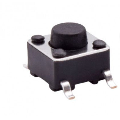 An 6x6x7mm SMD 4 Pin Tactile Switch - 5 Pieces Pack