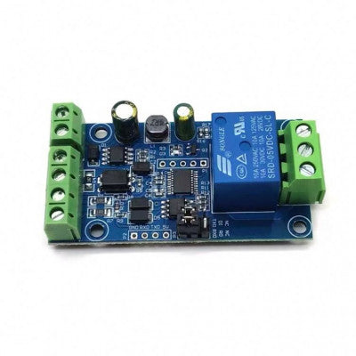 An 7-24V Modbus RTU 1 Channel Relay Module RS485/TTL Anti-reverse Connection