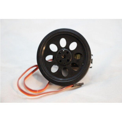 An 70mm Smart Car Robot Wheel Compatible with MG995 945 Servo Motor
