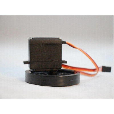 An 70mm Smart Car Robot Wheel Compatible with MG995 945 Servo Motor