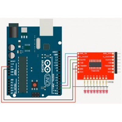 An 74HC595 Shift Register Breakout Board Module