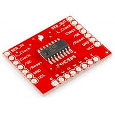 An 74HC595 Shift Register Breakout Board Module