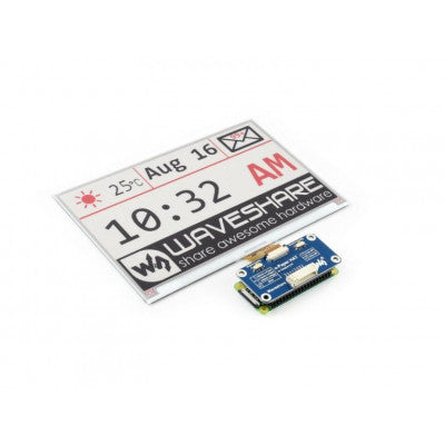 An Waveshare 7.5 inch E-Ink Paper display HAT for Raspberry Pi