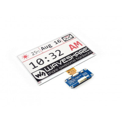 An Waveshare 7.5 inch E-Ink Paper display HAT for Raspberry Pi