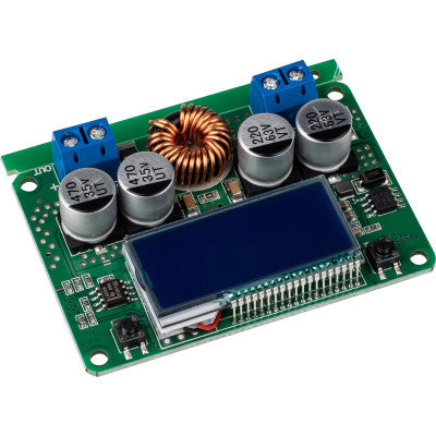 An 7A DC 60V Adjustable Step-Down Regulator Module LCD Display With Case