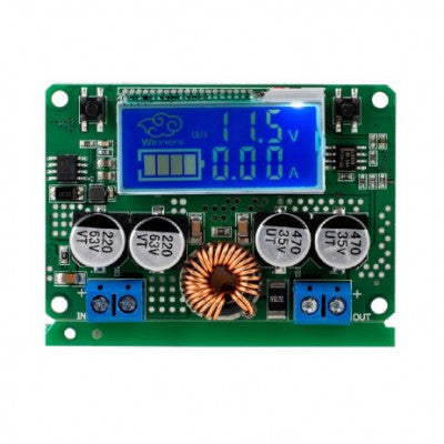 An 7A DC 60V Adjustable Step-Down Regulator Module LCD Display With Case