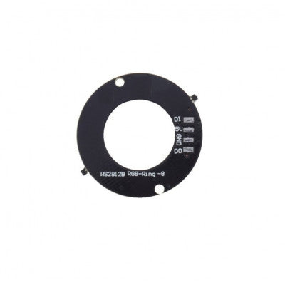 An 8 Bit WS2812 5050 RGB LED Built-in Full Color Driving Lights Circular Development Board