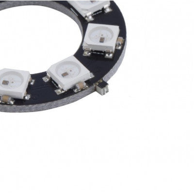 An 8 Bit WS2812 5050 RGB LED Built-in Full Color Driving Lights Circular Development Board