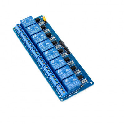 An 8 Channel 24V Relay Module with Optocoupler