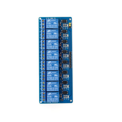 An 8 Channel 24V Relay Module with Optocoupler