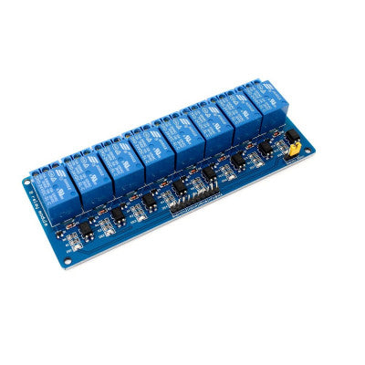 An 8 Channel 24V Relay Module with Optocoupler