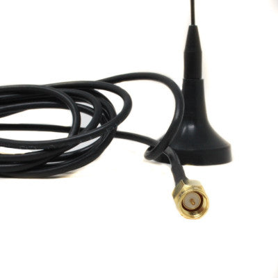 An 824 – 960 MHz And 1710 – 2170 MHz Dual Band 2/3 dBi Magnetic Mount Antenna