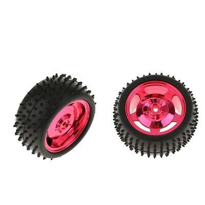 An 85MM Large Robot Smart Car Wheel - 38MM Width Surface Red/Pink