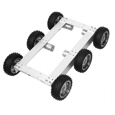 An 85MM Large Robot Smart Car Wheel - 38MM Width Surface Red/Pink