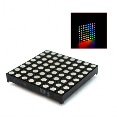 An 8×8 RGB 64 LED Dot Matrix Display Module