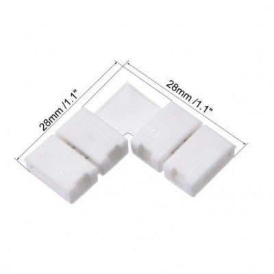 An 8mm LED Connector 2pin - Pack of 2