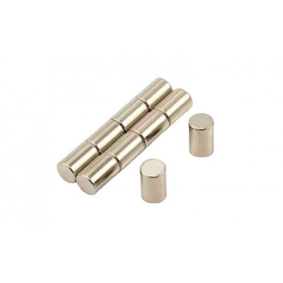 An 8mm x 10mm (8x10 mm) Neodymium Cylindrical Strong Magnet