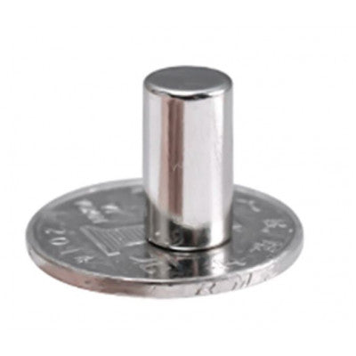 An 8mm x 15mm (8x15 mm) Neodymium Cylindrical Strong Magnet