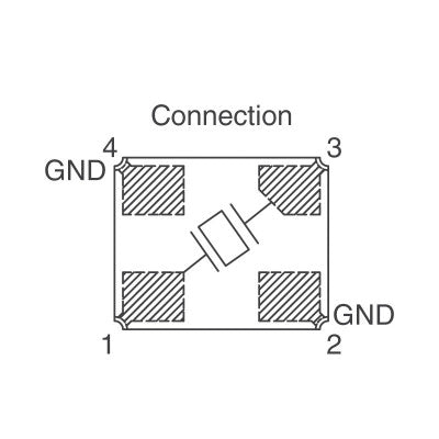 An 8Z-12.000MAAJ-T 12MHz 30ppm Crystal 18pF OSCCC250X200X55N