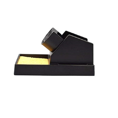 An 936 Aluminum Alloy Soldering Iron Support Stand with Cleaning Sponge