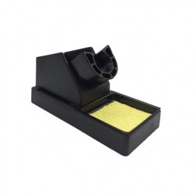 An 936 Aluminum Alloy Soldering Iron Support Stand with Cleaning Sponge