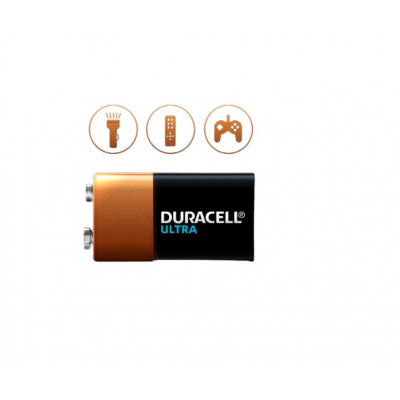 An 9V Duracell Ultra Alkaline Batteries - 1 Pieces Pack
