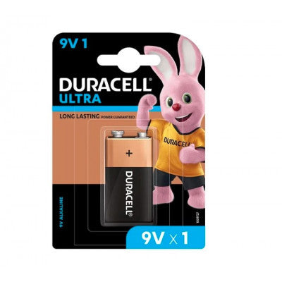 An 9V Duracell Ultra Alkaline Batteries - 1 Pieces Pack