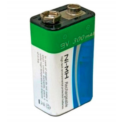 An 9V Rechargeable Battery - 300mAh