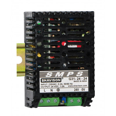 An G31-24-24 Shavison SMPS - 24V 1A - 24W DIN Rail Mountable Metal Power Supply